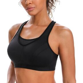 HACI High Impact Sports Bra for Women,Bounce Control Full Figure Wireless Plus Size Supportive Sports Bra in Saudi Arabia