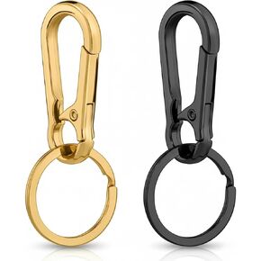 Metal Keychain Key Ring with Clip – Sleek Organizer for Car & Home – Purse Hook for Women & Men in Saudi Arabia