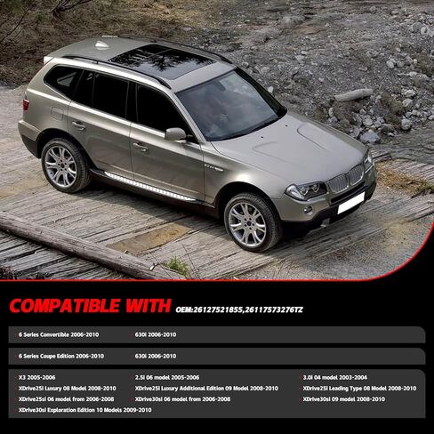 مجموعة مع مسامير دعم عمود الإدارة مع محمل لسيارة BMW 525i 2004-2007، 525xi 2006-2007، 528i 2008-2010، 528i xDrive 2009-2010، 528xi 2008، 530i، رقم الاستبدال # 26127521855,261175732 in Saudi Arabia