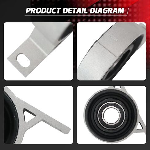 مجموعة مع مسامير دعم عمود الإدارة مع محمل لسيارة BMW 525i 2004-2007، 525xi 2006-2007، 528i 2008-2010، 528i xDrive 2009-2010، 528xi 2008، 530i، رقم الاستبدال # 26127521855,261175732 in Saudi Arabia