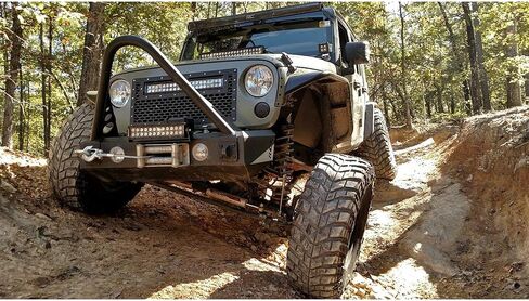 Rough Country 4" Lift Kit w/V2 Shocks for 2007-2018 Jeep Wrangler JKU - 67470 in Saudi Arabia