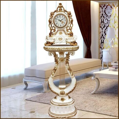 ساعة منبه للجد، الجد، حامل معدني تناظري للقهوة ديكور المنزل على مدار الساعة in Saudi Arabia
