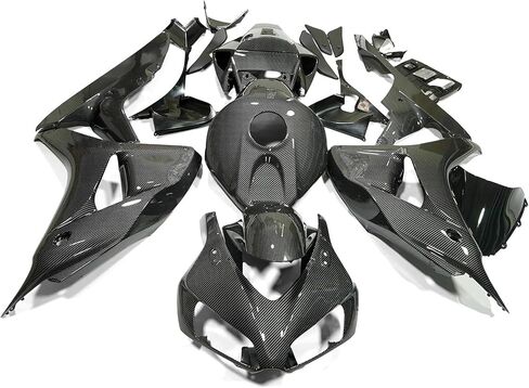 ZXMOTO Motorcycle Fairing Kit Fit for 2006 2007 Honda CBR 1000RR Injection ABS Plastic Bodywork Fairings（Carbon Fiber Look） in Saudi Arabia
