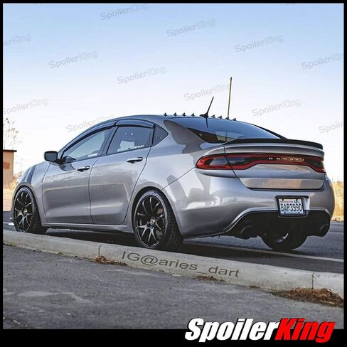 SpoilerKing Trunk Lip Spoiler (284G) متوافق مع دودج دارت 2012-16 أسود in Saudi Arabia