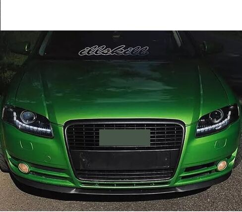 Fits AUDI A4 S4 B7 Cupra R Front Bumper Splitter Front Bumper Lip 3 Pcs Lip 2004-2008 in Saudi Arabia