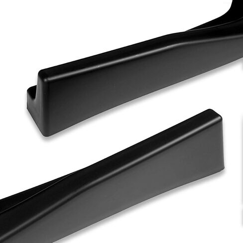 Auto Dynasty 3Pcs CS-Style Car Front Bumper Lip Spoiler Wing Body Kit Compatible with Subaru WRX STI Sedan 15-21, Matte Black in Saudi Arabia
