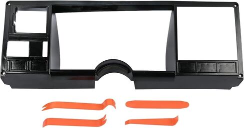 Speedometer Dash Bezel Trim Cover Compatible with Chevy Silverado GMC Sierra C1500 C2500 C3500 K1500 K2500 K3500 Pickup Truck 1988-1994 GMC Yukon/Chevy Blazer Suburban 1992-1994 (Black) in Saudi Arabia