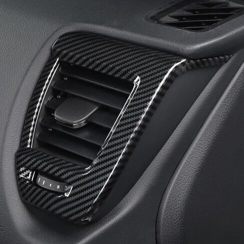 Car Accessories Side Dashboard A/C Conditioner Air Vents Outlet Cover Trim Frame Compatible with Lexus NX 250 350 350h 450h+ 2025 2024 2023 2022 (Carbon Fiber Style) 2PCS ABS in Saudi Arabia