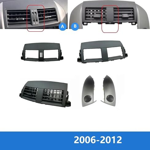 Compatible For Toyota RAV4 2006-2011 Center Dash A/C Outlet Air Vent Panel Air Outlet Cover Replacement(Grille) in Saudi Arabia