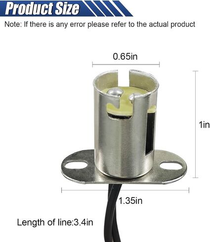 Car Light Bulb Socket, BAY15D 1157 LED Lamp Bulb Socket Holder, Automotive Bulb Sockets Adapter with Wire Connector, Universal Auto Accessories for Cars Trucks SUVs (2PCS) in Saudi Arabia