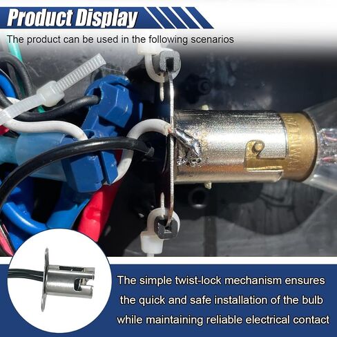 Car Light Bulb Socket, BAY15D 1157 LED Lamp Bulb Socket Holder, Automotive Bulb Sockets Adapter with Wire Connector, Universal Auto Accessories for Cars Trucks SUVs (2PCS) in Saudi Arabia