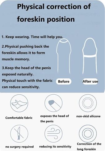 Men's Boxer Briefs with phimosis ring,phimosis treatment underwear for man in Kuwait