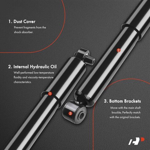 A-Premium Rear Suspension Shock Strut Absorbers Compatible with Kia Soul 2010 2011 2012 2013 2-PC Set in Saudi Arabia
