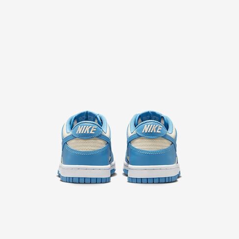 Nike Dunk Low Big Kids' Shoes (FB9109-400, Blue Beyond/Beach/White/Blue Beyond) Size 7 in Saudi Arabia