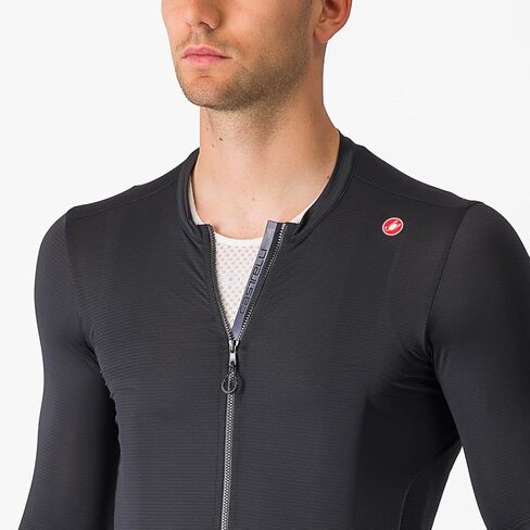 CASTELLI Men’s Espresso LS Jersey, Long Sleeve Full Zip Road Cycling & Gravel Biking Jersey with Back Pockets in Saudi Arabia