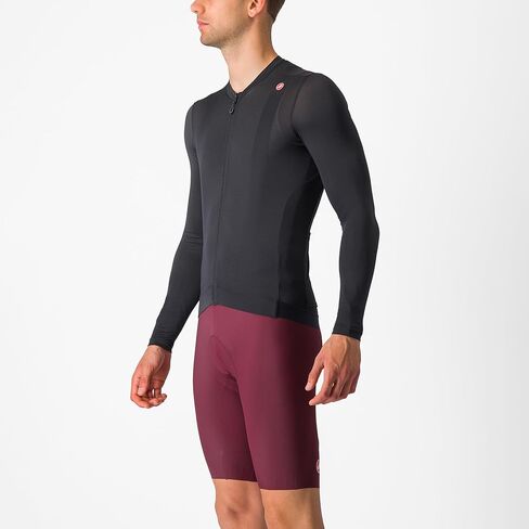 CASTELLI Men’s Espresso LS Jersey, Long Sleeve Full Zip Road Cycling & Gravel Biking Jersey with Back Pockets in Saudi Arabia
