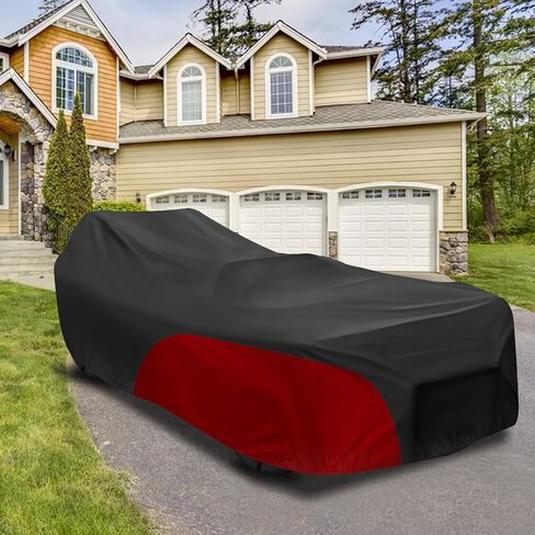 Polaris Slingshot Cover, Waterproof Windproof Sunproof Outdoor Protection Internal Composite Cotton Compatible with Slingshot/S/SL/SLR/SLR LE, with Reflective Strips, Black&Grey in Saudi Arabia