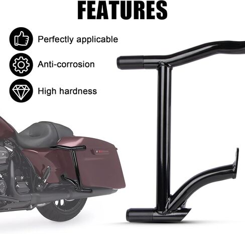 PSLER Saddle Bag Guards Crash Bars for Touring 2009-2025 Street Glide Road Glide Road King Electra Glide Ultra Limitted in Saudi Arabia