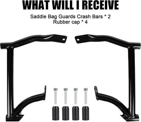 PSLER Saddle Bag Guards Crash Bars for Touring 2009-2025 Street Glide Road Glide Road King Electra Glide Ultra Limitted in Saudi Arabia