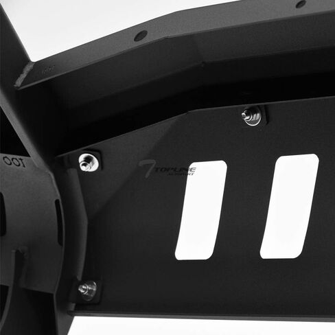 Matte Black AVT Style Bull Bar Brush Push Front Bumper Grill Grille Guard with Skid Plate Compatible with 99-04 Ford F250 F350 F450 F550 Superduty / 00-04 Excursion in Saudi Arabia