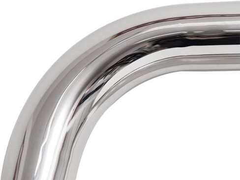 AutoForever 3" Front Bumper Grille Guard Polished S S Bull Bar Brush Push with Skid Plate Compatible with 2005-2016 Frontier 05-15 Xterra 05-07 Pathfinder (Chrome) in Saudi Arabia