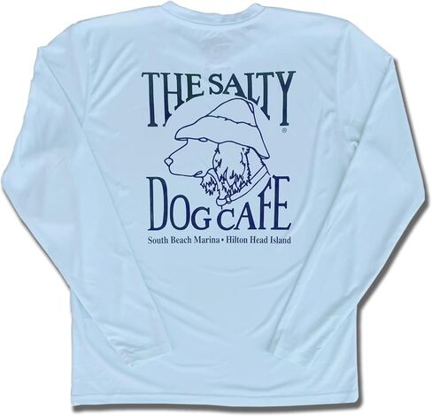Salty Dog Long Sleeve Performance T-Shirt - Moisture Wicking, UPF 50+ Sun Protection, Men/Women/Unisex in Saudi Arabia
