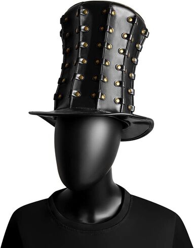 قبعة Steampunk الجلدية الطاعون الطبيب قبعة سوداء للمهرجانات الكرنفالية وحفلات الهالوين in Saudi Arabia
