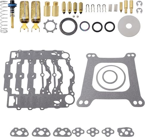 مجموعة إعادة بناء المكربن ​​من HiSport مع حشية غطاء الوعاء المتوافقة مع Edelbrock 1406 1405 1407 1408 1409 1410 1411 in Saudi Arabia