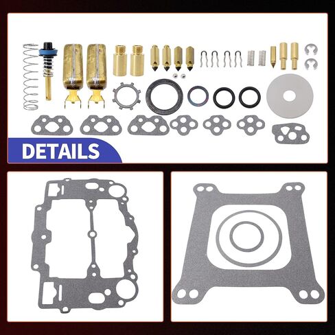 مجموعة إعادة بناء المكربن ​​من HiSport مع حشية غطاء الوعاء المتوافقة مع Edelbrock 1406 1405 1407 1408 1409 1410 1411 in Saudi Arabia