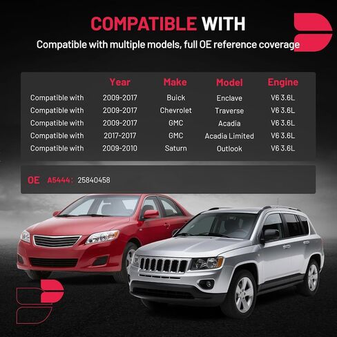 محرك محرك BDFHYK قطعة واحدة وحوامل ترانس متوافقة مع شيفروليه ترافيرس 2009-2017 V6 3.6L، متوافق مع GMC Acadia/Acadia Limited 2009-2017 V6 3.6L استبدال A5444 in Saudi Arabia