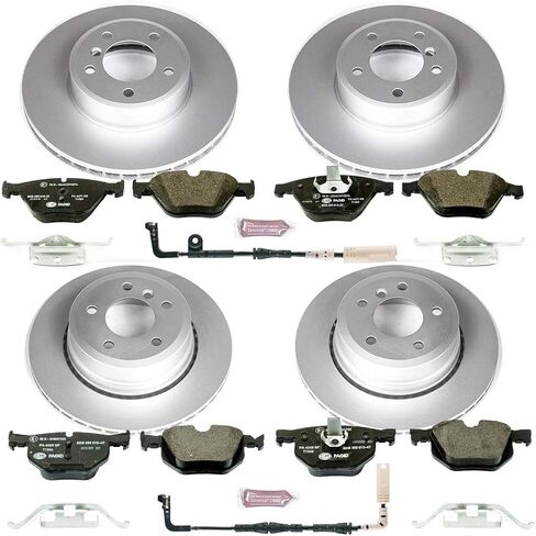 Power Stop ESK5439 طقم فرامل أمامية وخلفية أوروبية BMW و1 أسلاك مستشعر أمامية وخلفية لسيارات BMW 525xi، BMW 5، BMW 528i xDrive، BMW 5، BMW 530xi، BMW 535i xDrive، BMW 5 [نموذج محدد] in Saudi Arabia