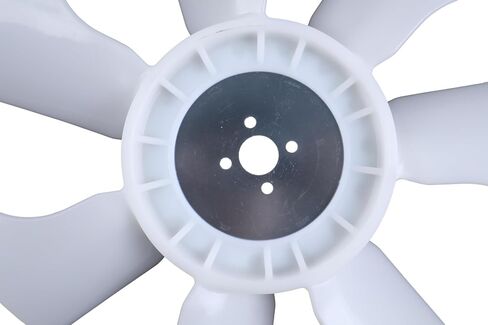 16285-74110 شفرة مروحة التبريد متوافقة مع محرك Kubota D1105 D1305 V1505 V1505B J116 J119 J324 J320 WG1605، 7 شفرات مروحة 370 مم in Saudi Arabia