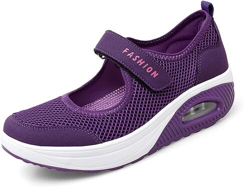 TBBY Women's Casual Air Cushion Platform Mesh Mules Sneaker Nurse Shoes Mary Jane Shoes in Saudi Arabia