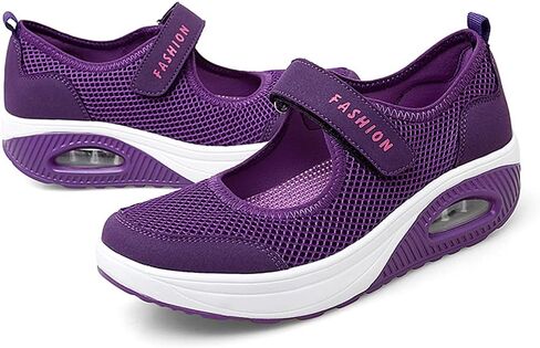 TBBY Women's Casual Air Cushion Platform Mesh Mules Sneaker Nurse Shoes Mary Jane Shoes in Saudi Arabia