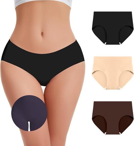 ملابس داخلية خافي عيوب أصابع الجمل من OVRUNS ملابس داخلية بدون خياطة من الجمل بدون ملابس داخلية مضادة لأصابع القدم ومضادة لأصابع القدم من 3 قطع in Kuwait