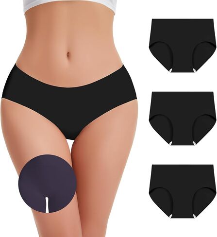 ملابس داخلية خافي عيوب أصابع الجمل من OVRUNS ملابس داخلية بدون خياطة من الجمل بدون ملابس داخلية مضادة لأصابع القدم ومضادة لأصابع القدم من 3 قطع in Kuwait