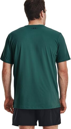 Under Armour Mens UA RUSH™ Energy Short Sleeve Shirt, Beta/Black, Large in Saudi Arabia
