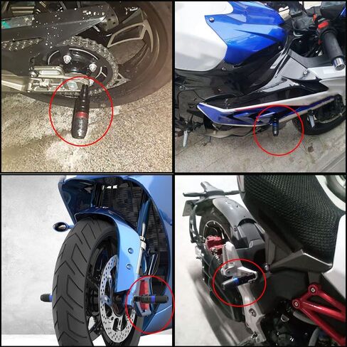 2 Pcs Motorcycle Frame Sliders for Kawasaki Ninja 1000 2011-2024-pr, Frame Sliders Crash Protection Guard Motorcycle Crash Protector Engine Guard Motorcycle Sliders,B Black in Saudi Arabia