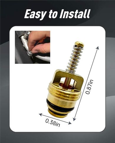 معيار M10 النحاس A/C التيار المتناوب صمام شريدر الأساسية، BAS03009 MT0065 59356 لجنرال موتورز 10245619 لفورد 4L3Z19D701A لكرايسلر 4882331 لديلكو 15-5528، لأنظمة 134A R12 25 حزمة in Saudi Arabia