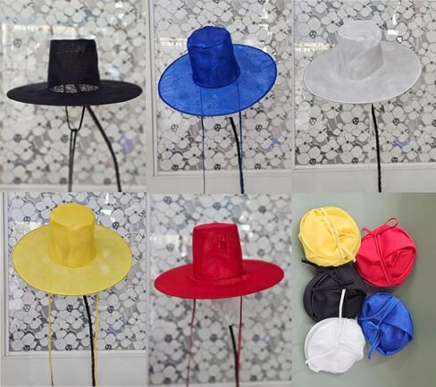 [1SEC GAT] Quick-Fold Korean Traditional Hat for K-Drama Cosplay Gift & Performance in Saudi Arabia