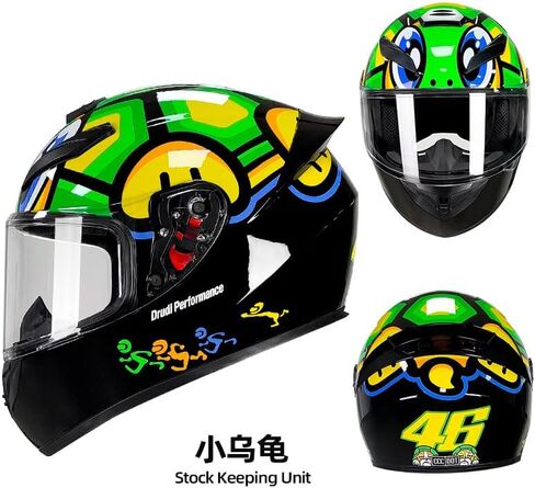 Motorcycle Helmet Racing Motocross Helmets Full Face Helmet with Internal Tinted Visor & DOT Approved for Moped ATV Cruiser Scooter in Saudi Arabia