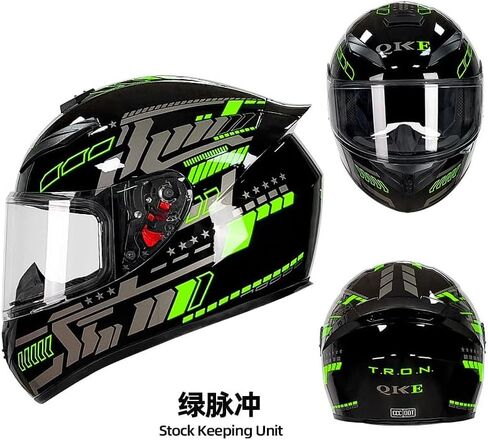 Motorcycle Helmet Racing Motocross Helmets Full Face Helmet with Internal Tinted Visor & DOT Approved for Moped ATV Cruiser Scooter in Saudi Arabia