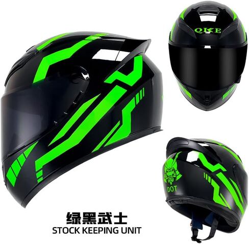 Motorcycle Helmet Racing Motocross Helmets Full Face Helmet with Internal Tinted Visor & DOT Approved for Moped ATV Cruiser Scooter in Saudi Arabia