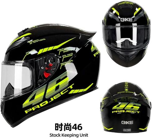 Motorcycle Helmet Racing Motocross Helmets Full Face Helmet with Internal Tinted Visor & DOT Approved for Moped ATV Cruiser Scooter in Saudi Arabia