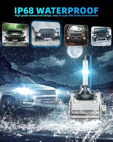 Fit for Buick 2013-2017 Enclave 2014-2018 Envision LaCrosse Regal 2016-2019 Cascada D3S HID Xenon Headlight Bulbs, 8000K Blue White, Pack of 2 in Saudi Arabia