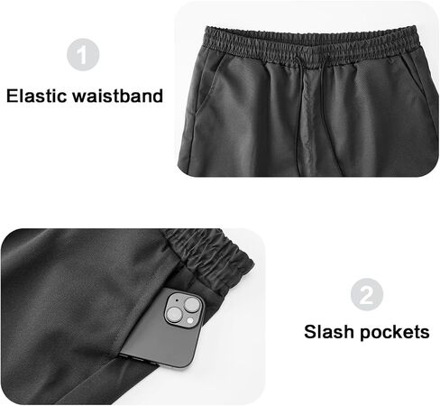 Men's Cargo Pants Workout Joggers Sweatpants Casual Hiking Drawstring Pants with Pockets in Saudi Arabia