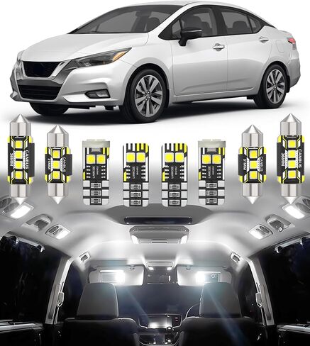 BMT xms Car Interior LED Light Replacement for Nissan Versa 2013-2023,NISSAN Versa Note 2014-2019,6000K Super Bright Interior Light Bulbs Package, 6pcs in Saudi Arabia