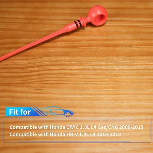 Rldym Engine Oil Level Dipstick Indicator 15650-RNA-A00, 921-069 for 2006-2015 Honda Civic 1.8L L4 Gas/CNG for 2016-2018 Honda HR-V 1.8L L4 5650RNAA00, 921069 in Saudi Arabia