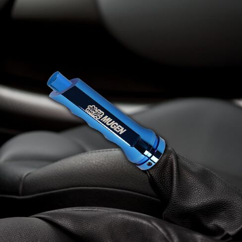W-POWER Universal Auto Car Aluminum Handbrake Cover Hand Brake Sleeve Handle Protector (JDM Mugen - Black) in Saudi Arabia