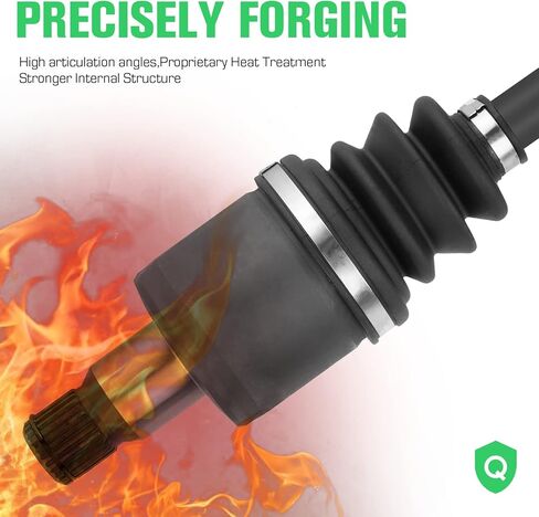 Youxmoto 2 Front+2 Rear CV Axle for Polaris Ranger RZR 4 800 2010 2011 2012 2013; RZR S 800 2009-2014, 4340 Chromoly Steel CV Axle Drive Shaft Full Set, Fits 1332637, 1332638, 1332883 in Kuwait